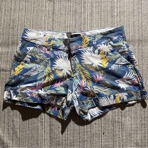 DEAR JOHN Women's Palm Print Shorts Size 32